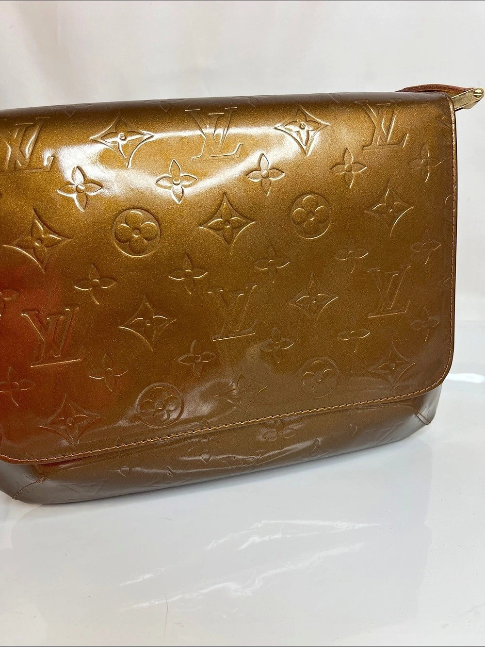 Louis Vuitton Monogram Vernis Thompson Street Bag Bronze - Picture 5 of 14